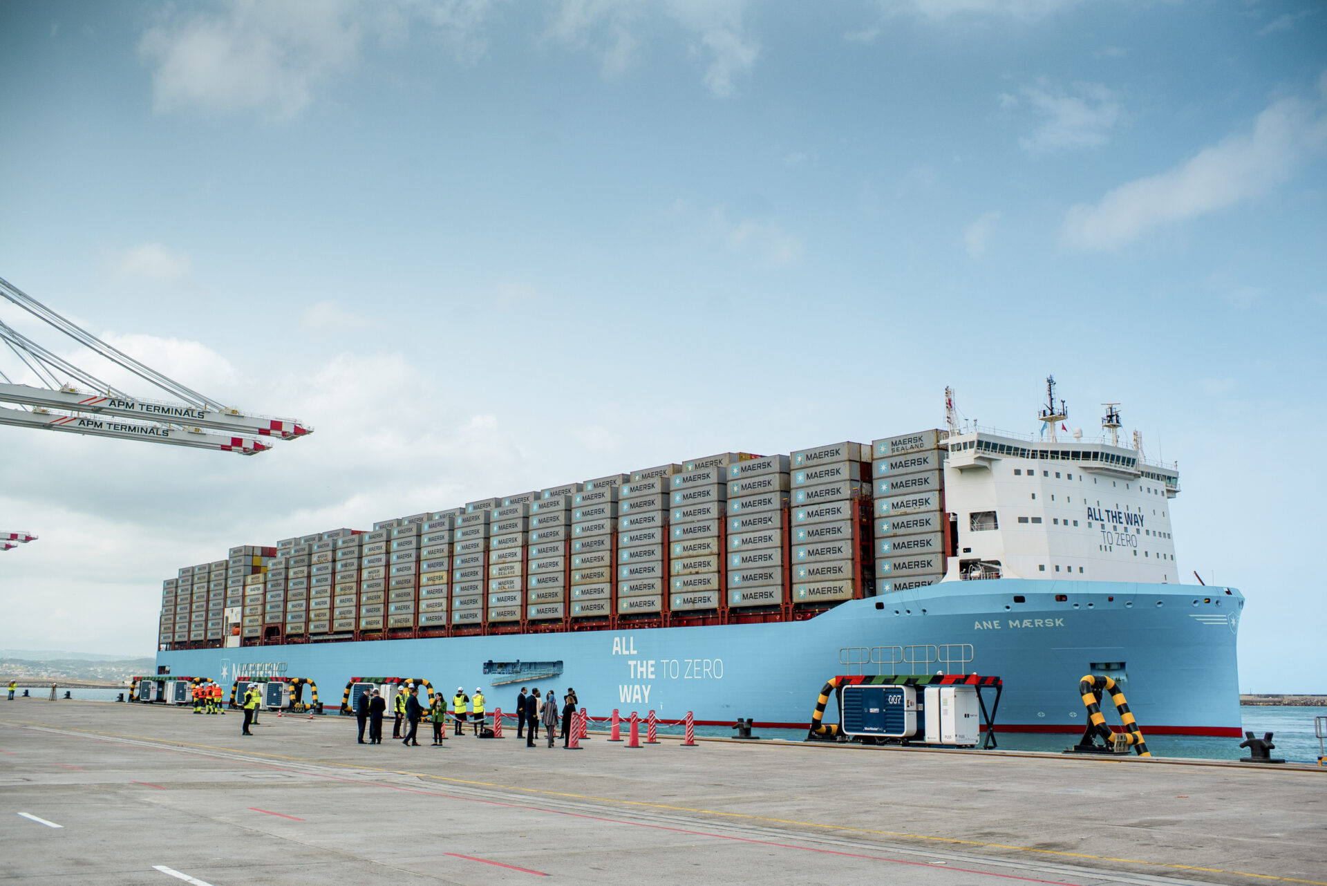 Ane Maersk arriving at Tangier