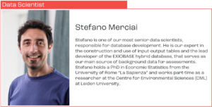 Stefano is one of our most senior data scientists, responsible for database development. 