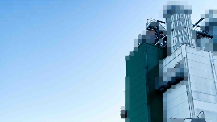 Industrial processing facility with silos requiring life cycle assessment LCA for driving sustainable decision-making in manufacturing